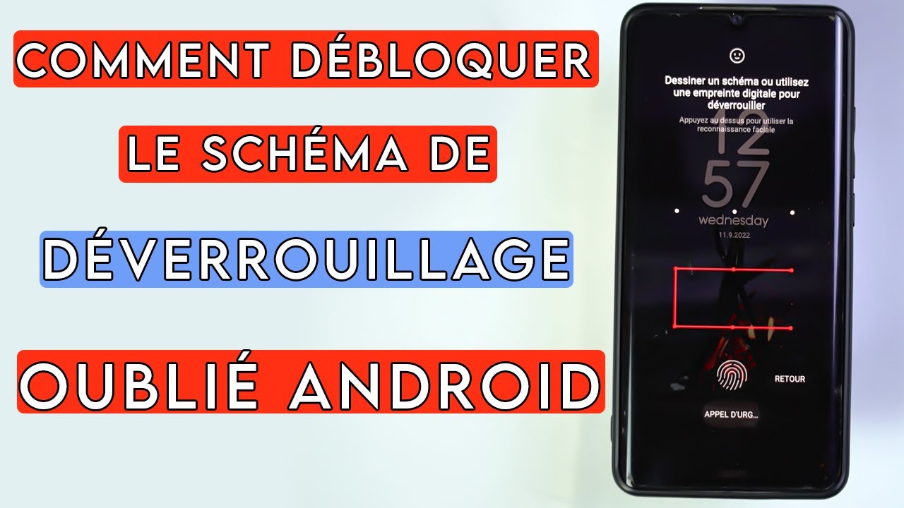 Comment débloquer le schéma de déverrouillage oublié Android ?